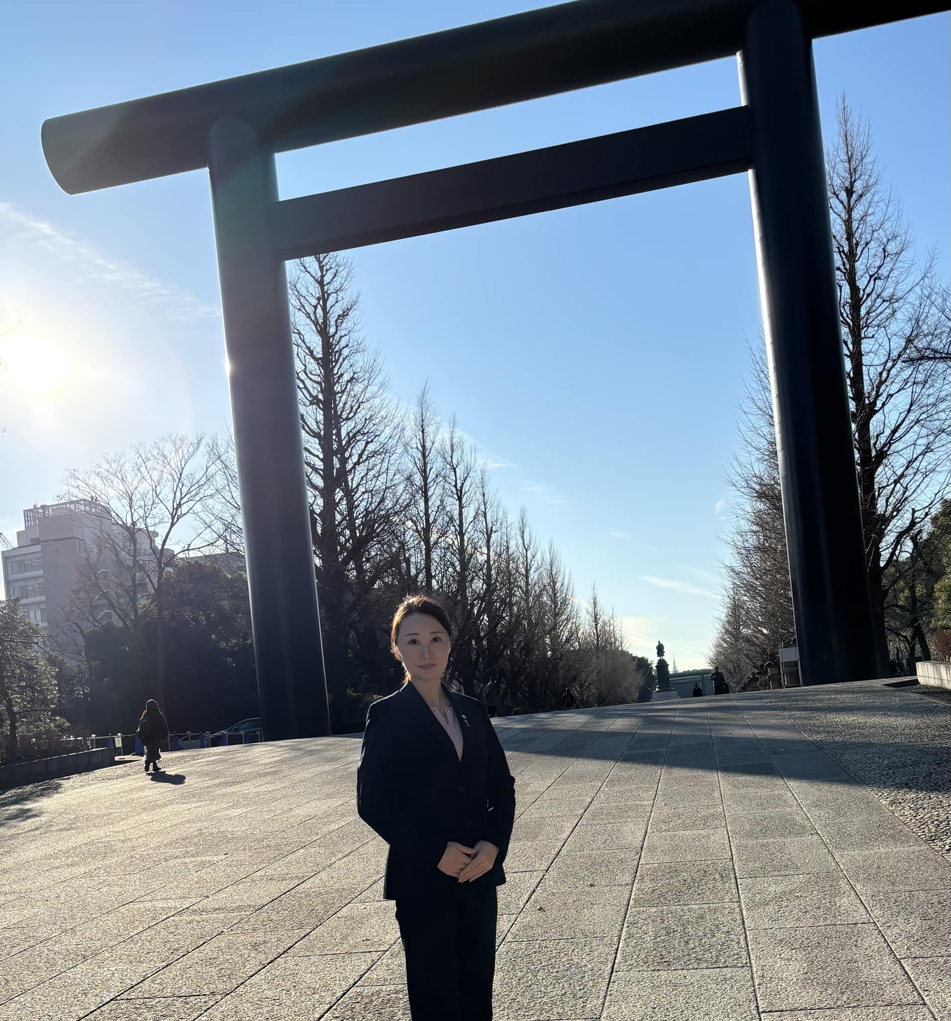 靖国神社へ新年ご挨拶